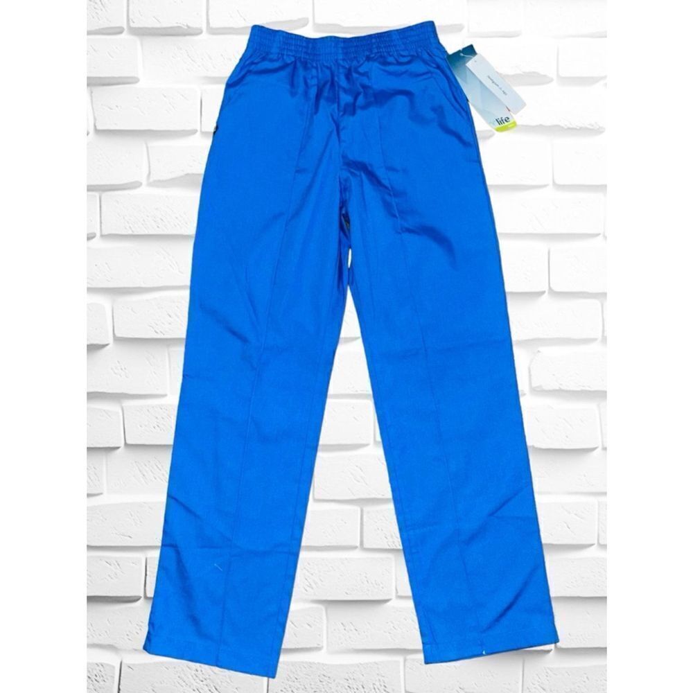 V Life Uniforms Women’s Size XSP Elastic Waist Scrub Pants • Front Creases NWT